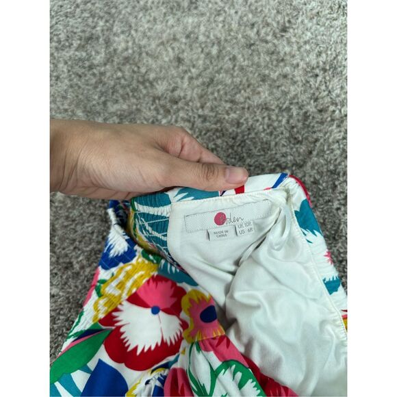 Boden Lilah Multiway Dress Size 6 Halter Strapless Smocked Back Colorful Floral - Picture 5 of 11